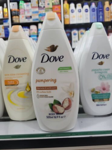 Dove shower gels