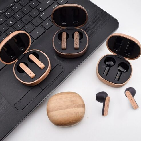 Engraved Wood Airpods