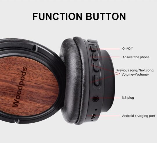 Wooden Headphones