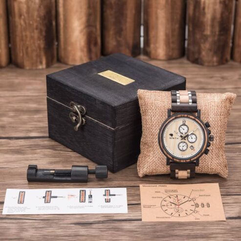 Natural elegance of wooden watches