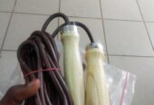 Leather skipping rope