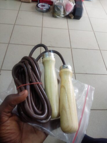 Leather skipping rope