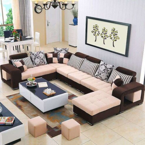 Custom made U-shape sofa sets