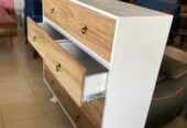 Retro dresser with 8 drawers