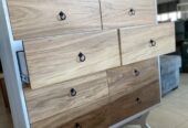 Retro dresser with 8 drawers