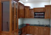 Locally wooden kitchen set up