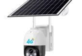 Solar outdoor security CCTV cameras