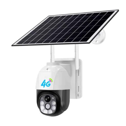 Solar outdoor security CCTV cameras