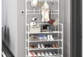 Multifunctional shoe rack and hat rack