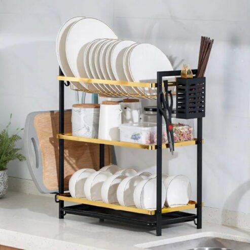 3 tier Rust resistant dish rack